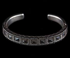 Heavy 'Coin Silver' Bracelet - 2nd view